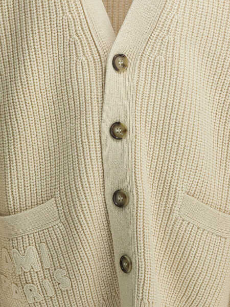 Pulovere casual AMI Paris Knitwear White Barbati (BM 19728648) 3