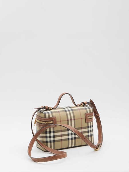 Genti tip postas Burberry Vanity Check Bag BEIGE Femei (BM 19728665) 2