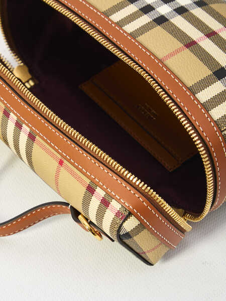 Genti tip postas Burberry Vanity Check Bag BEIGE Femei (BM 19728665) 4