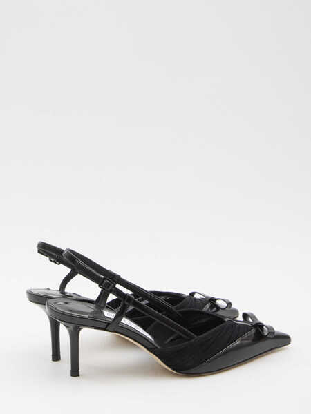 Pantofi cu toc Jimmy Choo Afia Mesh Slingback Pumps BLACK Femei (BM 19728680) 3