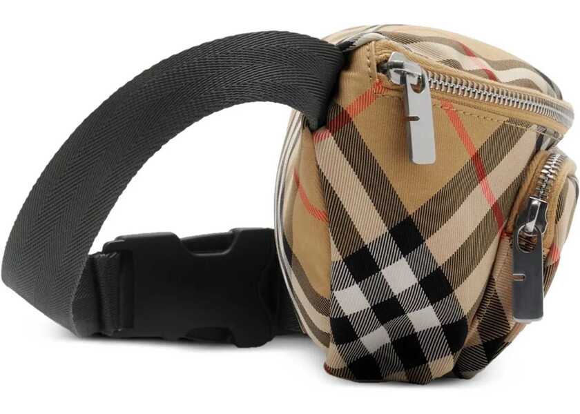 Borsete Burberry Check Belt Bag Small BEIGE Barbati (BM 19728743) 5