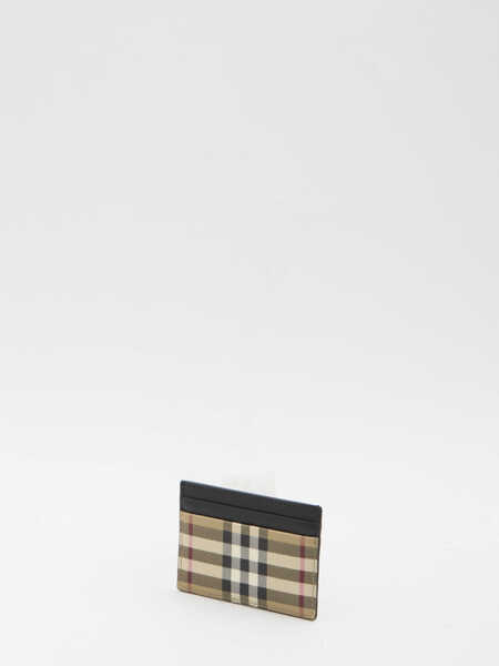 Portofele Burberry Check Card Holder BEIGE Barbati (BM 19728749) 2