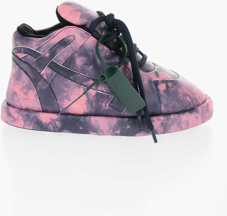 Sneakers Off-White Tie Dye Leather Bump Padded Sneakers Pink Femei (BM 19728779) 3