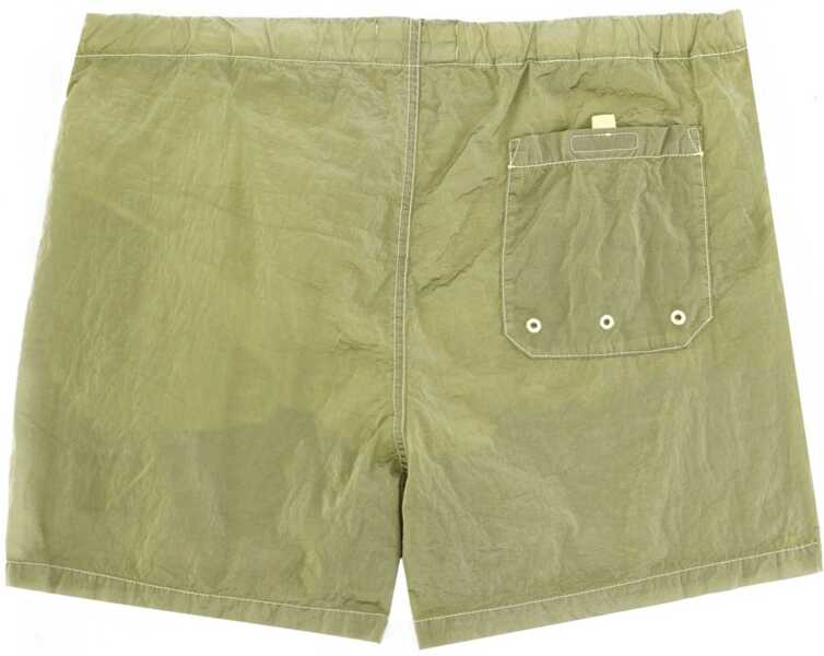 Bermude Stone Island Swimsuit With Logo Patch YELLOW Barbati (BM 19728800) 2