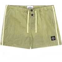 Bermude Swimsuit With Logo Patch Barbati