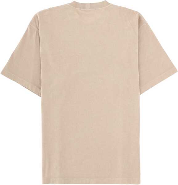 Tricouri Stone Island T-Shirt With Logo Patch BEIGE Barbati (BM 19728809) 2