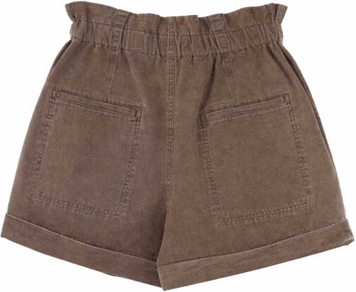 Pantaloni scurti ISABEL MARANT ETOILE Shorts Nirma BRONZE Femei (BM 19728830) 2