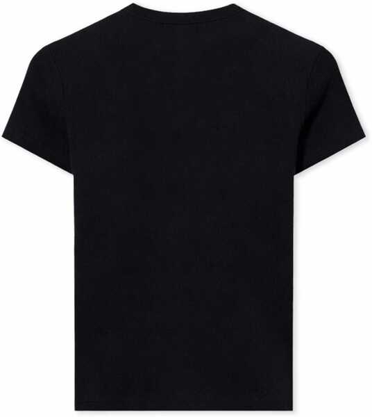 Tricouri Off-White Basic T-Shirt With Logo BLACK Femei (BM 19728839) 3