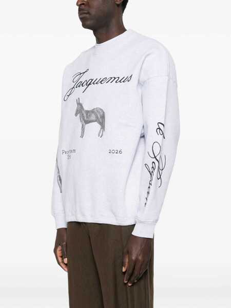 Bluze de trening JACQUEMUS Ane Sweatshirt GREY Barbati (BM 19728893) 3
