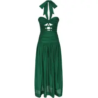 Rochii casual Midi Dress With Knots "Daylight" Femei