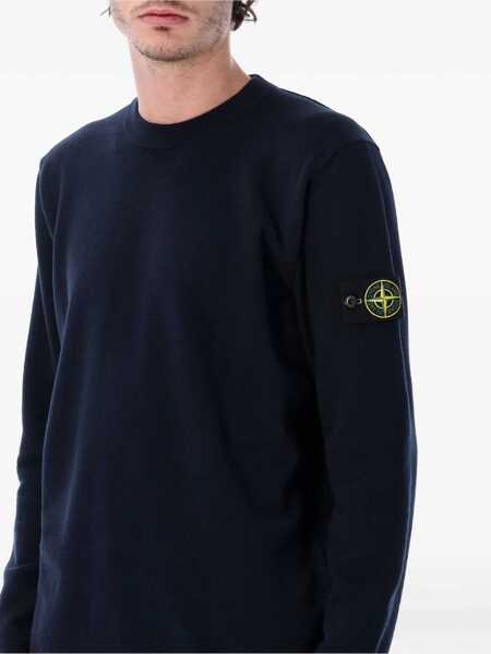 Pulovere casual Stone Island Jersey With Logo BLUE Barbati (BM 19728920) 3