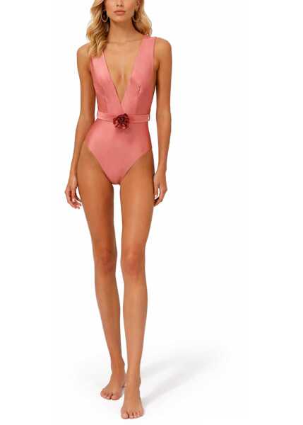Costume de baie intregi ZIMMERMANN One Piece Swimsuit With Floral Detail Lucky PINK Femei (BM 19728929) 2