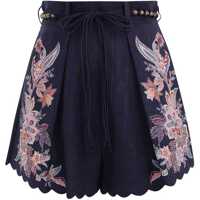 Pantaloni scurti Shorts With Darts "Rhiannon" Femei