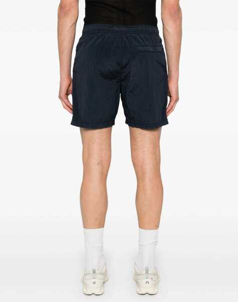 Bermude Stone Island Swimsuit With Logo Patch BLUE Barbati (BM 19728968) 4