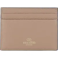 Portofele Dama - Portofele Valentino Garavani CARD HOLDER  ROCKSTUD  VITELLO STAMPA POUDRE Femei (BM 19729193) - B-mall.ro