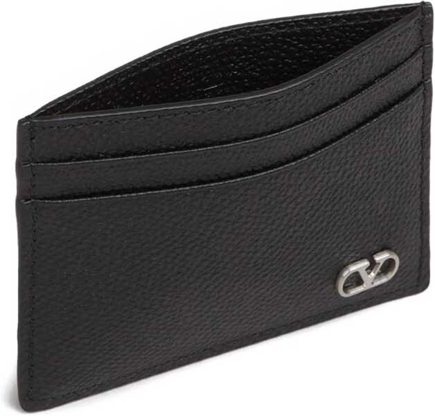 Portofele Valentino Garavani VLogo Signature Card Holder NERO Barbati (BM 19729199) 3