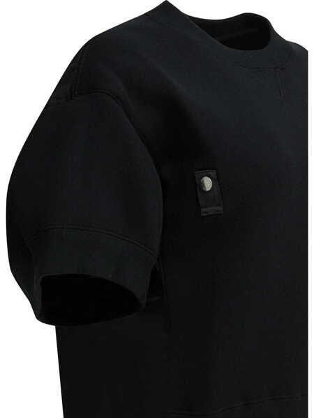 Tricouri Sacai T-shirts Black Femei (BM 19729212) 4