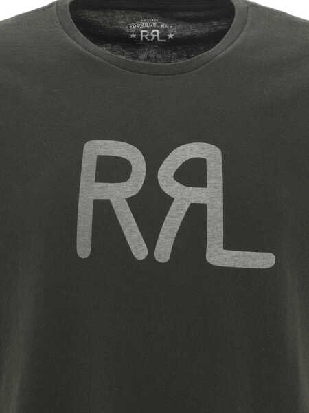 Tricouri RRL BY RALPH LAUREN T-shirt con logo Ranch RRL Black Barbati (BM 19729221) 3
