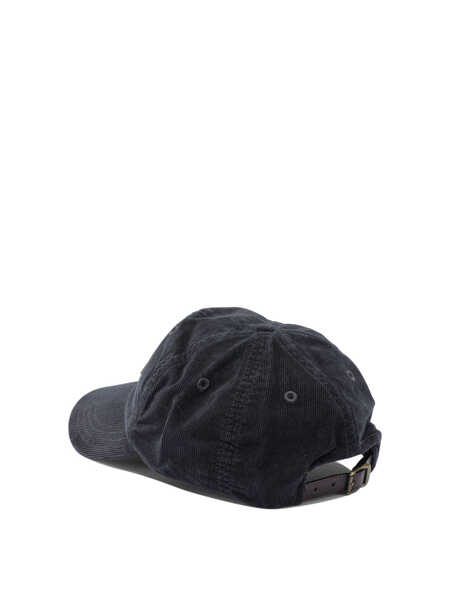 Sepci RRL BY RALPH LAUREN Cappello trucker in velluto a costine Black Barbati (BM 19729233) 3