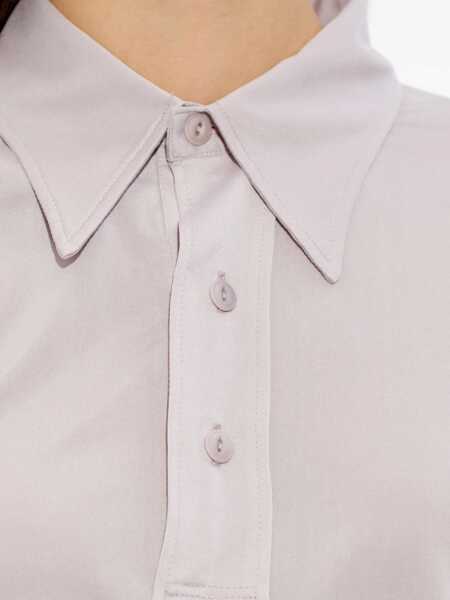 Tricouri Polo Maison Margiela Polo shirt with buttons Pink Femei (BM 19729305) 5