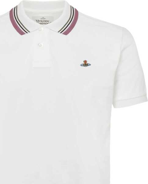 Tricouri Polo Vivienne Westwood Polo With Logo WHITE Femei (BM 19729361) 3