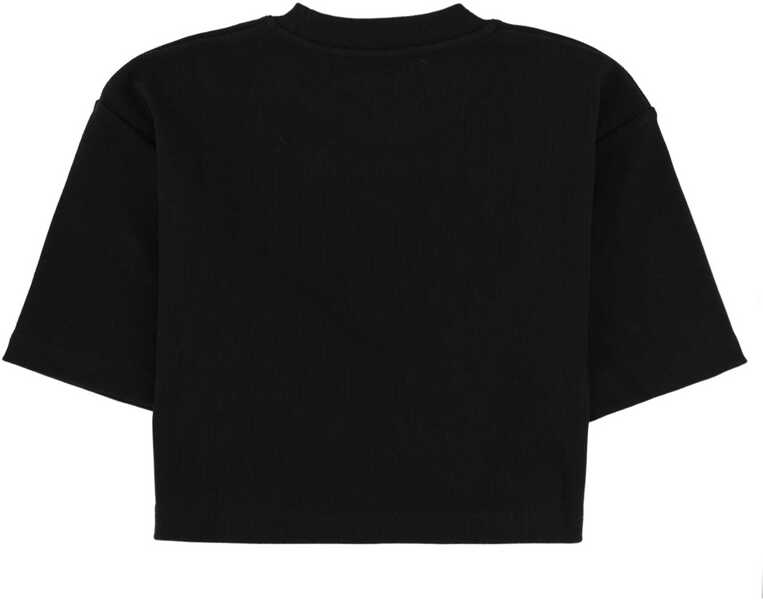 Tricouri Off-White Cropped T-Shirt With Logo BLACK Femei (BM 19729364) 3