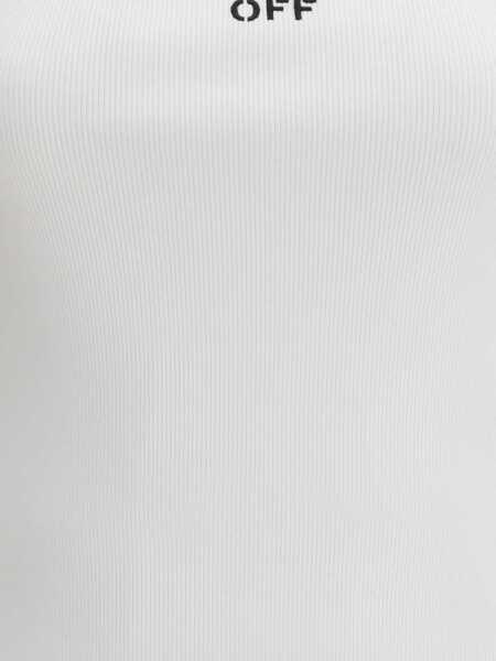 Bluze Off-White Tank Top With Logo WHITE Femei (BM 19729370) 4