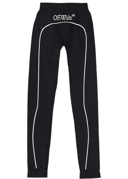 Colanti Off-White Leggings With Logo BLACK Femei (BM 19729421) 2