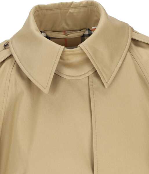 Geci de ploaie Burberry Belmont Trench Cape In Gabardine BEIGE Femei (BM 19729547) 4
