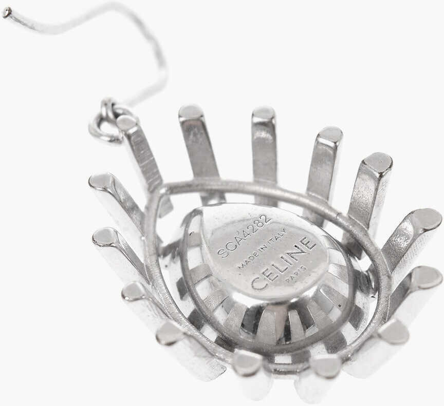 Cercei Cline Metal Single Earring With Maxi Jewel Black Barbati (BM 19729550) 3