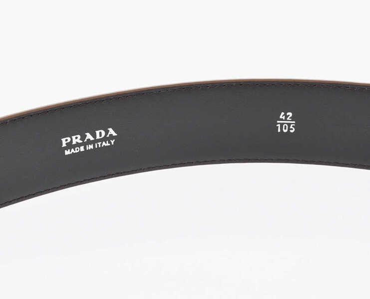 Curele Prada Leather Belt 35Mm Brown Barbati (BM 19729565) 3