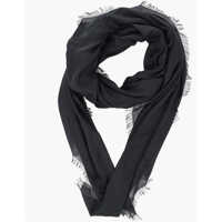 Esarfe Solid Color Foulard With Fringes Barbati