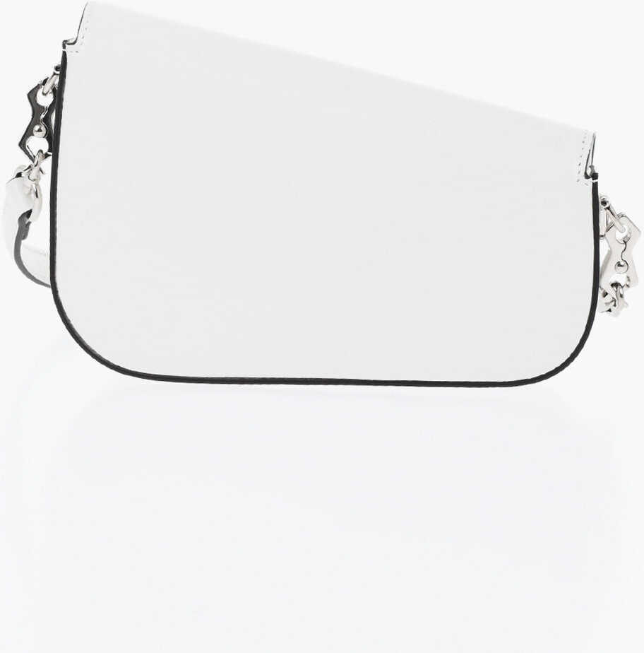 Genti de umar Gucci Leather Squared Bag With Horsebit White Femei (BM 19729583) 2