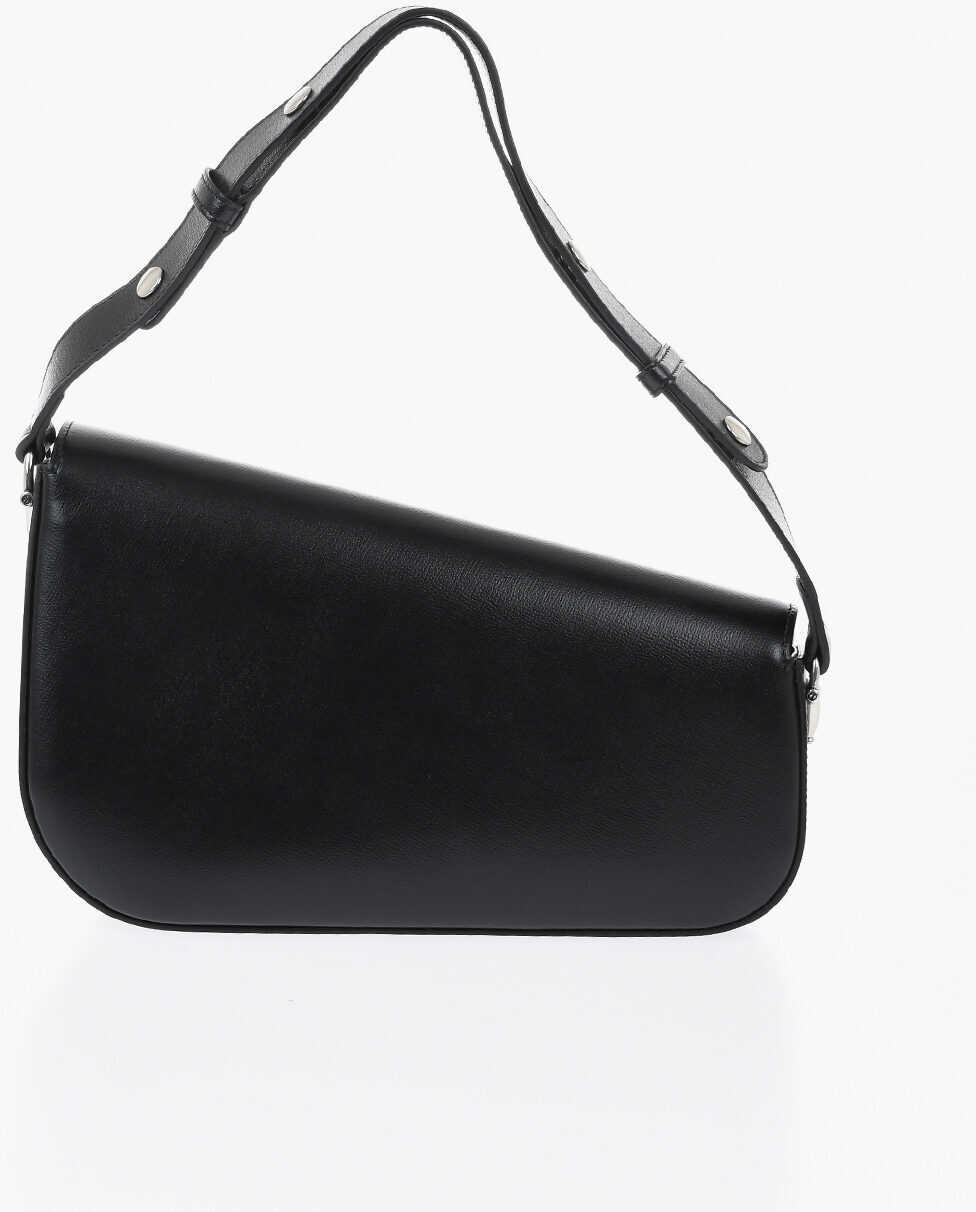 Genti de umar Gucci Leather Squared Bag With Horsebit Black Femei (BM 19729586) 2