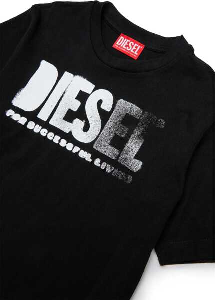 Tricouri Diesel T-Shirt With Logo BLACK Baieti (BM 19729628) 3
