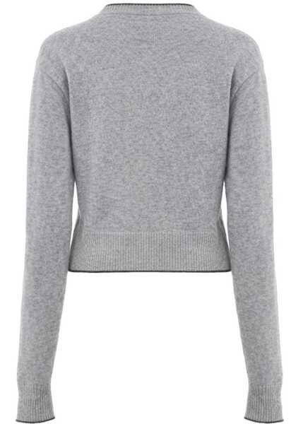 Cardigane Chloe Fitted Cardigan With Logo GREY Femei (BM 19729640) 2