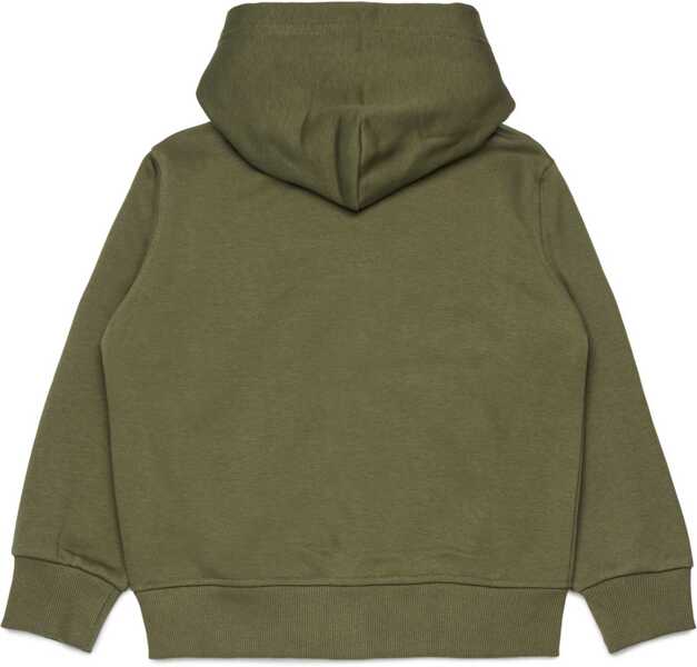 Hanorace Diesel Sweatshirt With Logo GREEN Baieti (BM 19729646) 2