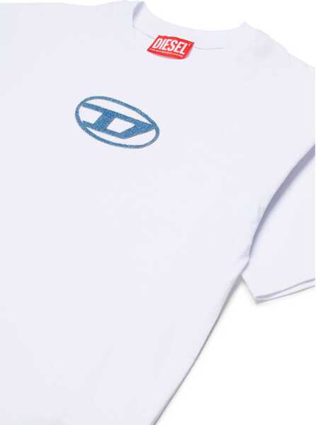 Tricouri Diesel T-Shirt With Logo WHITE Baieti (BM 19729664) 3