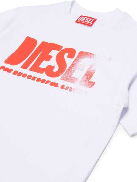 Tricouri Diesel T-Shirt With Logo WHITE Baieti (BM 19729667) 3