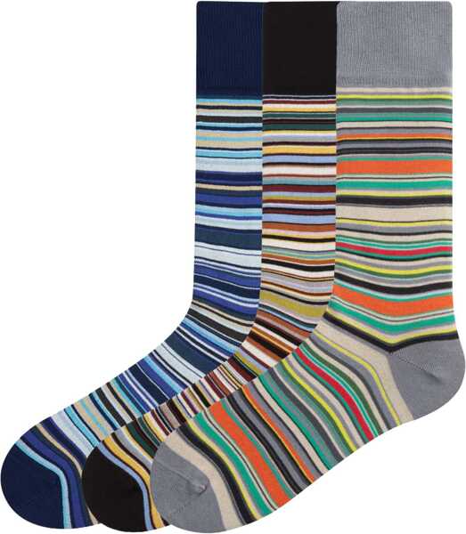 Sosete Paul Smith 3-Pack Striped Socks MULTICOLOUR Barbati (BM 19729715) 2