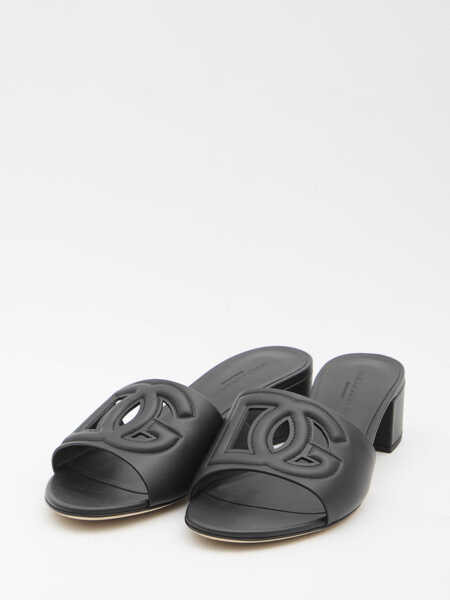 Sandale Dolce & Gabbana Calfskin Mules BLACK Femei (BM 19729811) 2