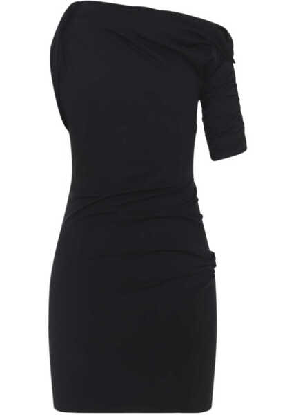 Rochii elegante JACQUEMUS Drapeado Mini Dress BLACK Femei (BM 19729814) 3