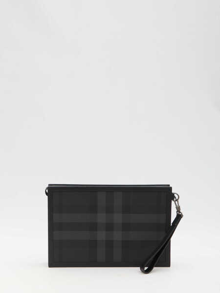 Genti de mana Burberry Check Pouch BLACK Barbati (BM 19729823) 2