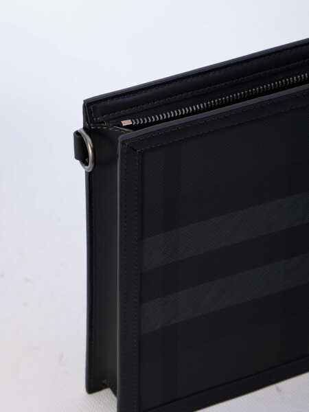 Genti de mana Burberry Check Pouch BLACK Barbati (BM 19729823) 4