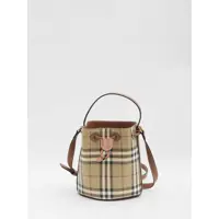 Genti tip postas Check Bucket Bag Mini Femei