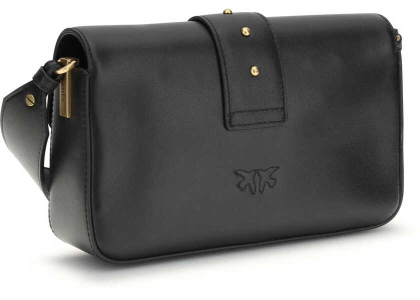 Genti de umar Pinko LOVE ONE MINI SLOUCHY NERO ANTIQUE Femei (BM 19729847) 3