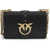 Pinko Love One small Shoulder Bag NERO-ANTIQUE GOLD
