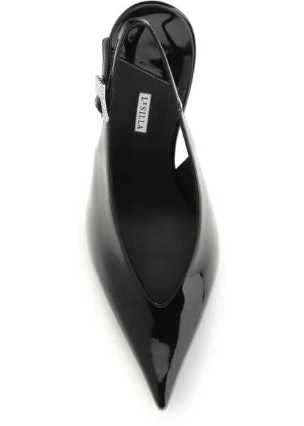 Sandale LE SILLA Clivage slingback Pumps NERO/CRYSTAL Femei (BM 19729859) 4