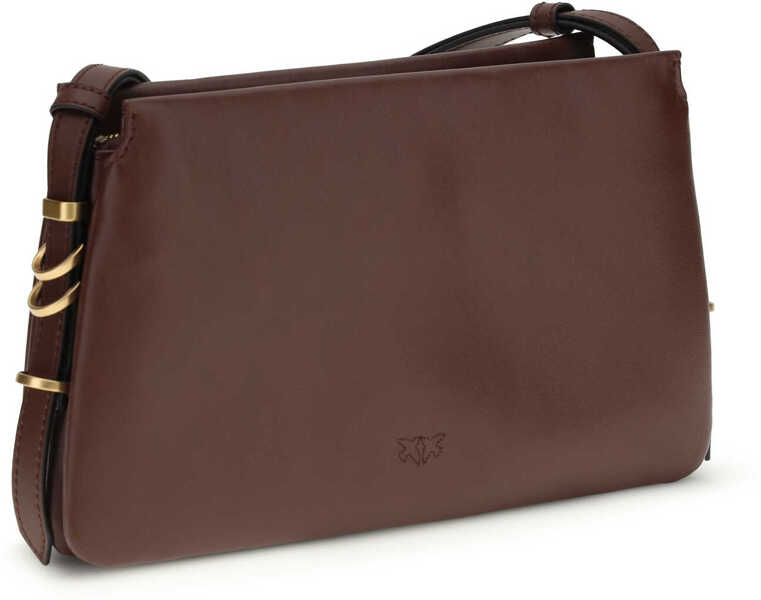 Genti de umar Pinko One Two Three mini Shoulder Bag BURGUNDY WINE-ANTIQUE GOLD Femei (BM 19729862) 3