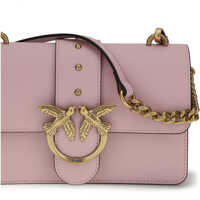 Genti de umar Dama - Genti de umar Pinko Love One small Shoulder Bag ROSA CHIARO-ANTIQUE GOLD Femei (BM 19729865) - B-mall.ro